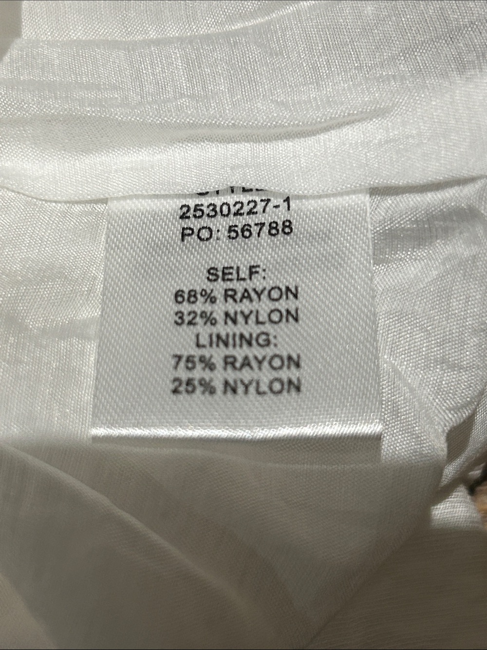 Current Air White Short Sleeve Pintuck Blouse - Picture 7 of 7